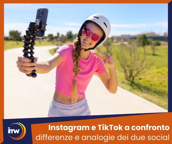 Instagram e TikTok a confronto